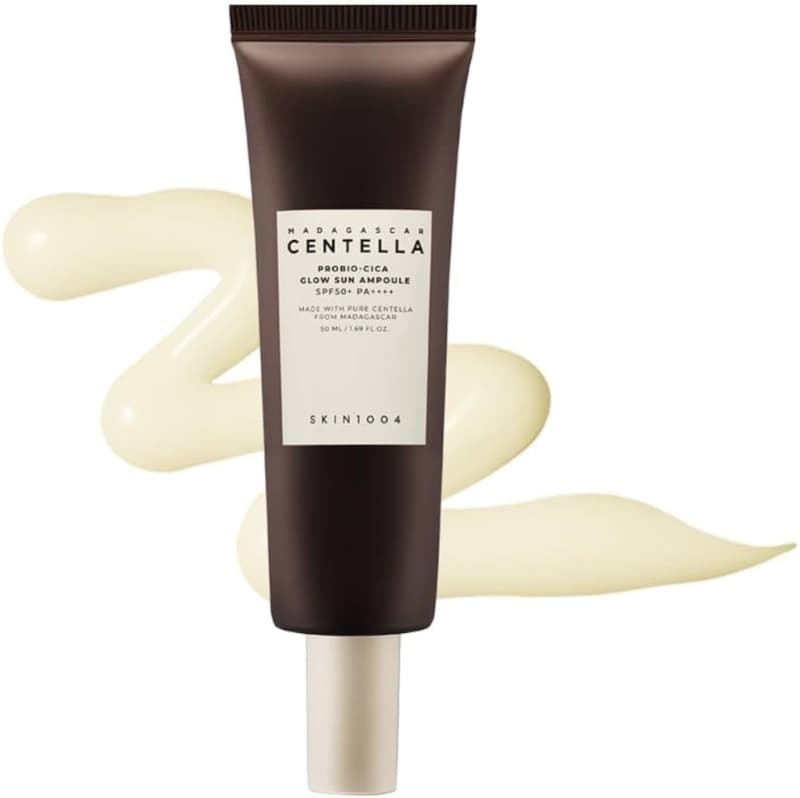 ضد آفتاب تقويت كننده و درخشان كننده پروبيو سيكا اسكين1004 SKIN1004 Madagascar Centella Probio-cica Glow Sun Ampoule 100ml — تصویر ۷