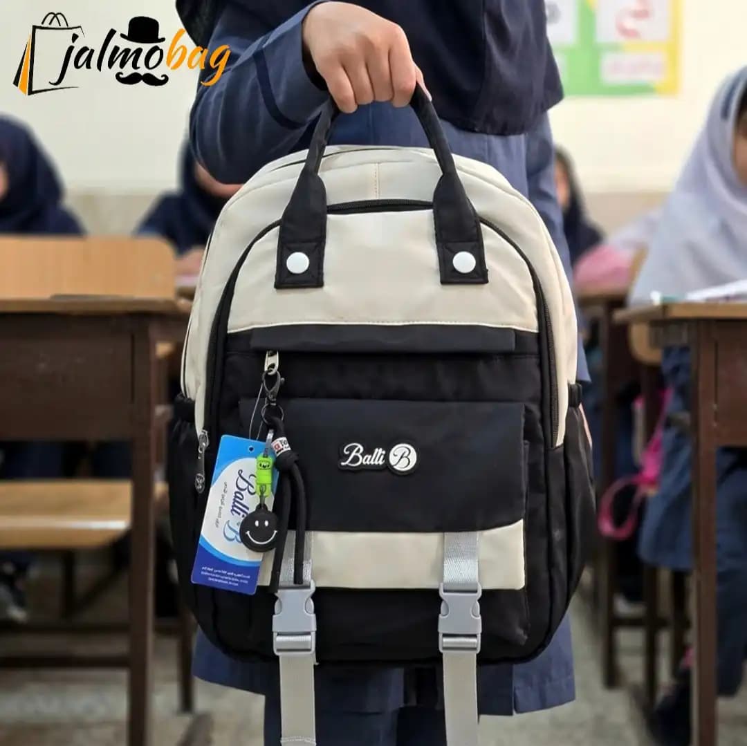 کوله پشتی دسته‌دار رنگی کد 4412 — تصویر ۶