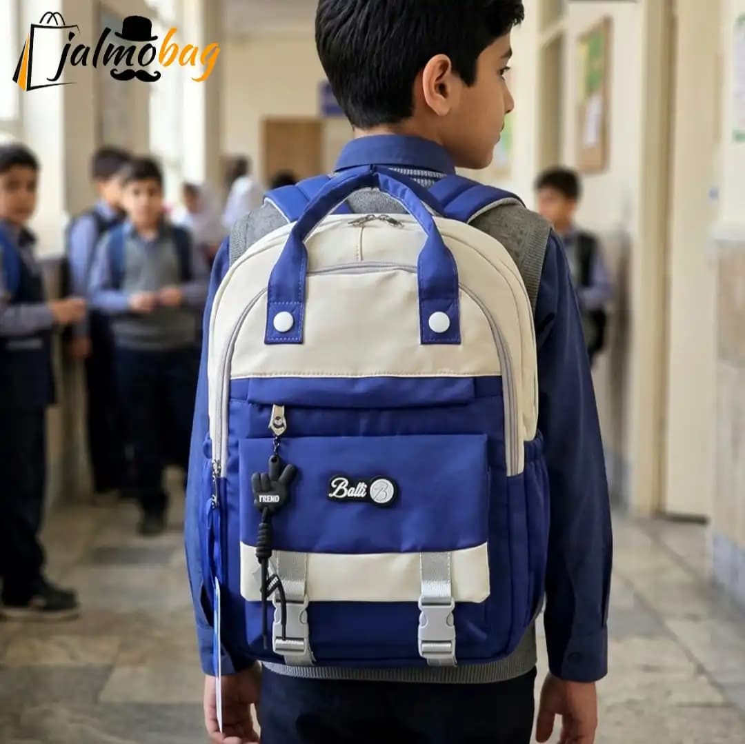 کوله پشتی دسته‌دار رنگی کد 4412 — تصویر ۸