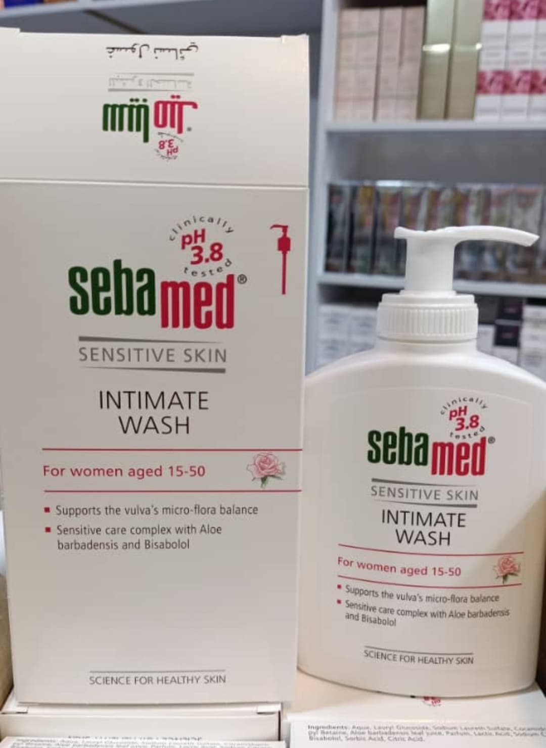 ژل شوینده بانوان سبامد SEBA MED SENSITIVE SKIN INTIMATE WASH 200ml — تصویر ۳