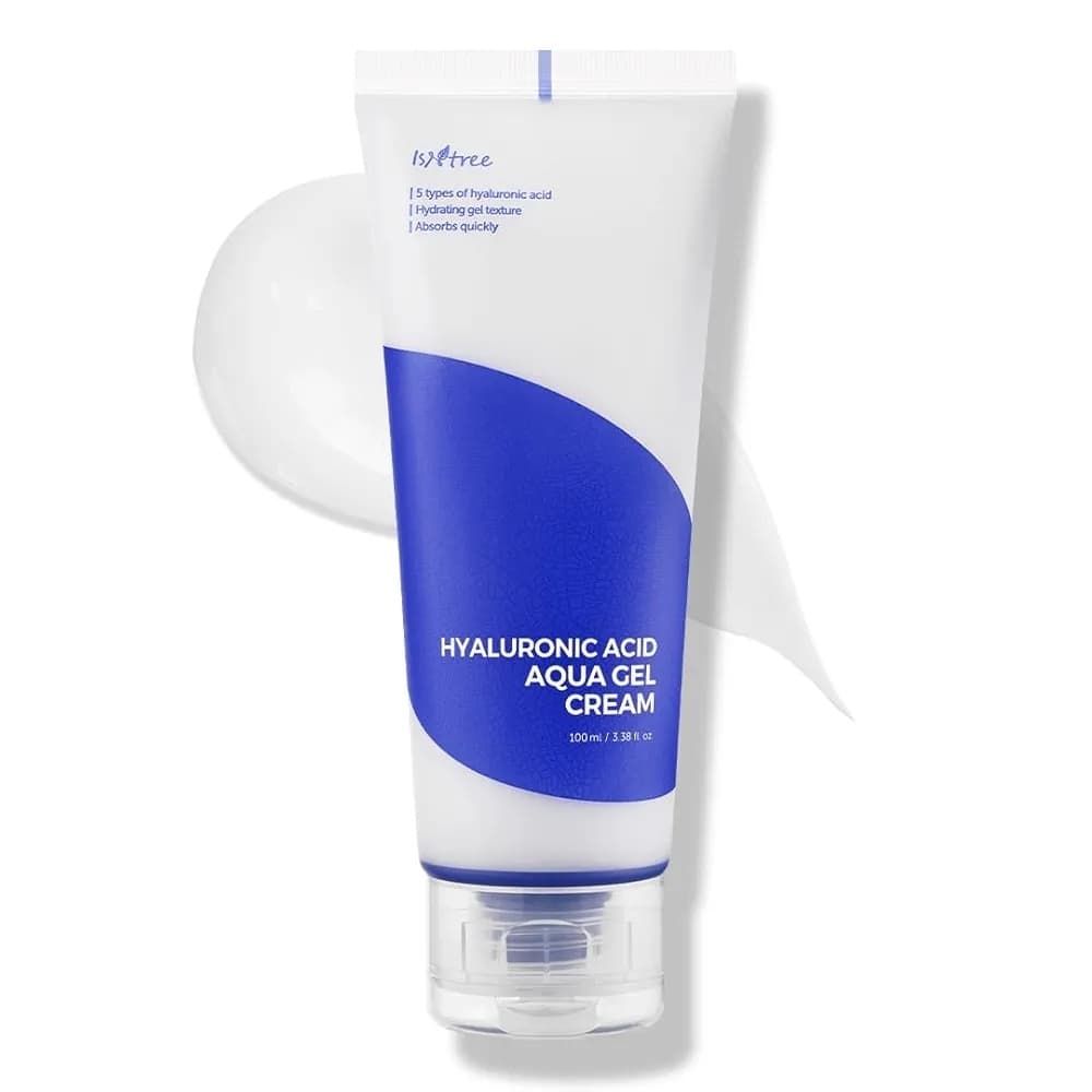 ژل کرم ایزنتری آکوا ژل مرطوب کننده و آبرسان هیالورونیک اسیدISNTREE Hyaluronic Acid Aqua Gel Cream 100ml