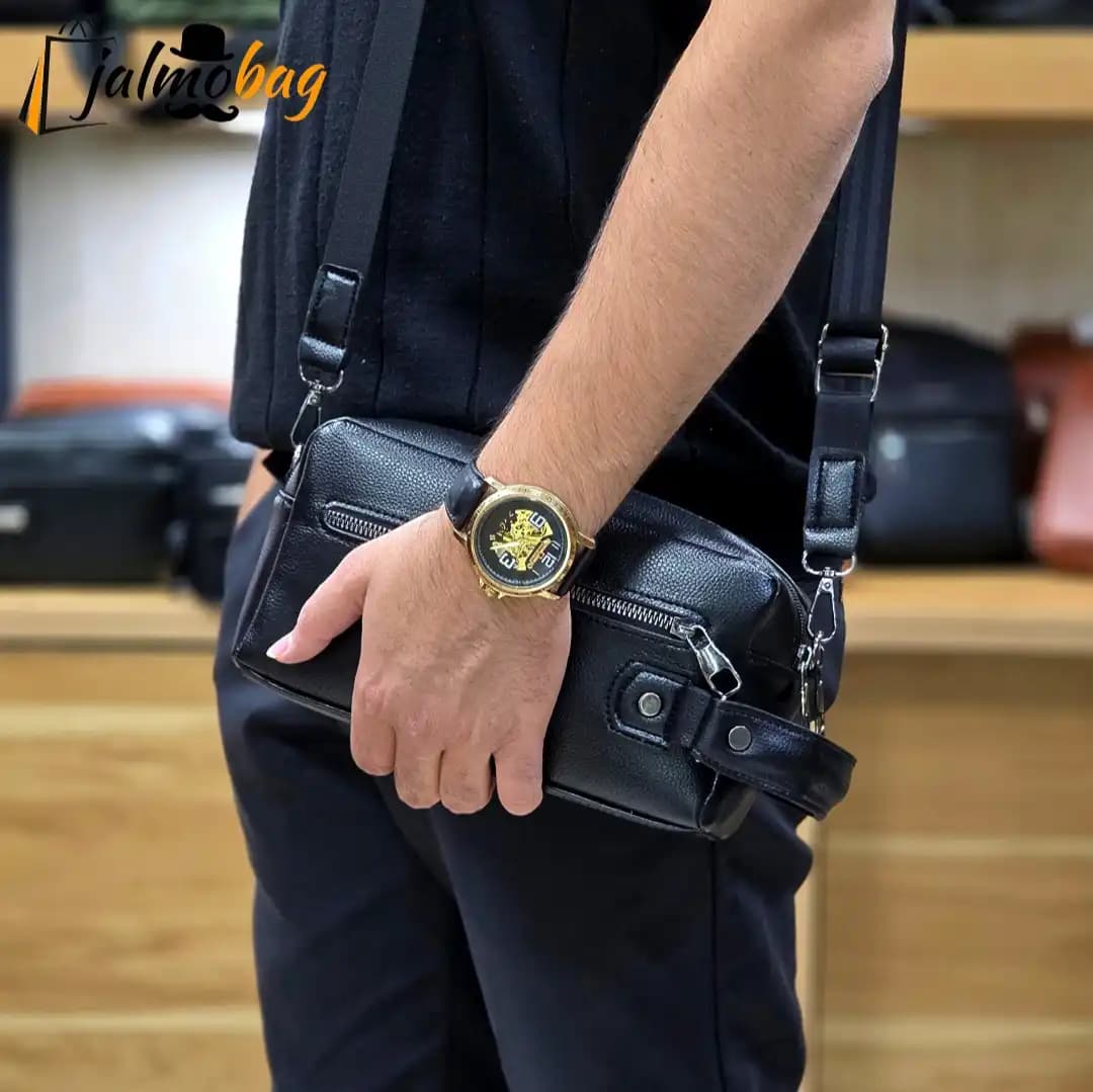 کیف دستی دوشی مردانه (شوزبگ) کد 3266 — تصویر ۸