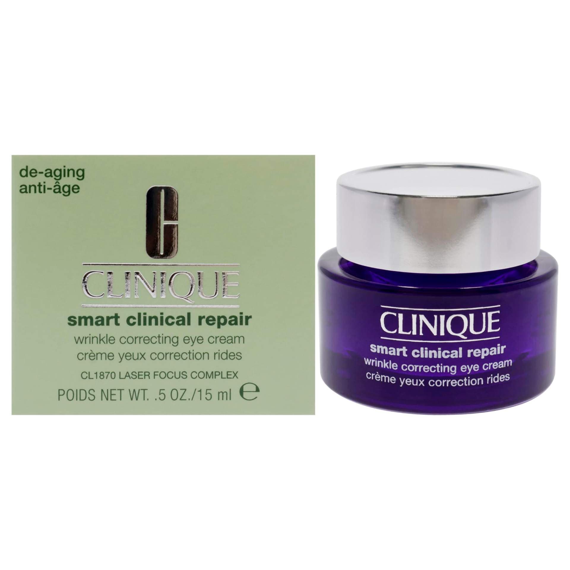 کرم دور چشم اسمارت کلینیک. Clinique smart clinical repair wrinkle correction eye cream 15ml — تصویر ۶