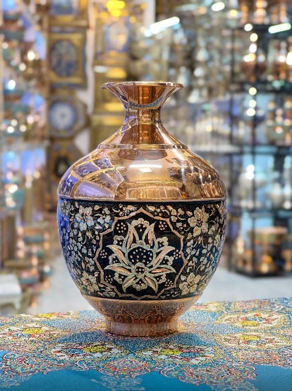 بلونی مدل خمره ایی الماس تراش نقره کوب