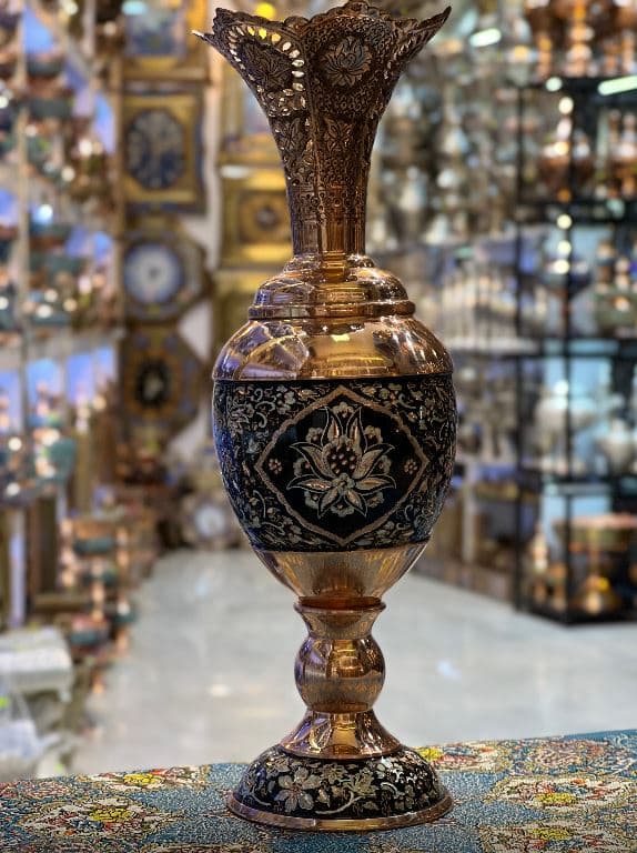 سنبلدان شماره 2 الماس تراش نقره کوب