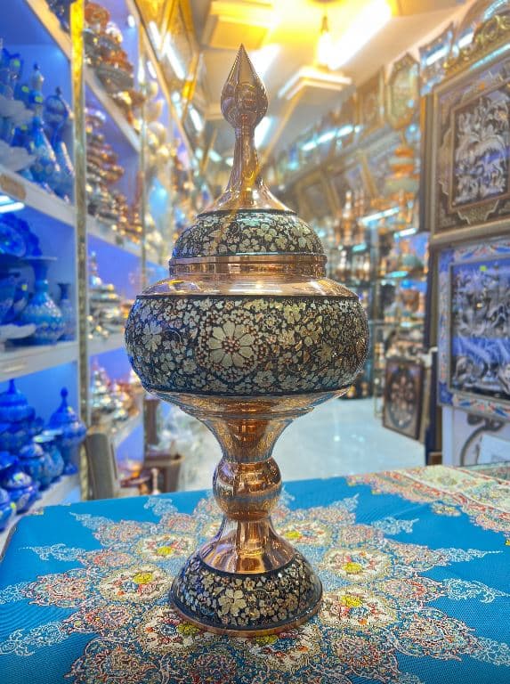 شکلات خوری 35 cm الماس تراش نقره کوب