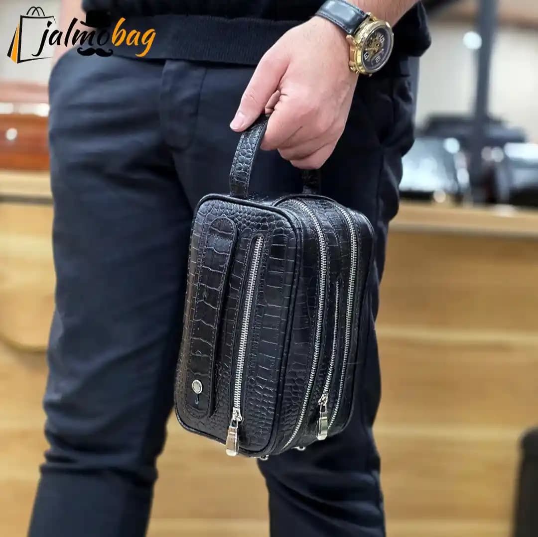 کیف دستی (شوزبگ) چرم طبیعی کد 3242 — تصویر ۱۱