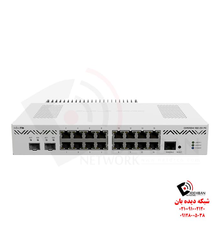 روتر میکروتیک CCR2004-16G-2S+PC — تصویر ۱۱