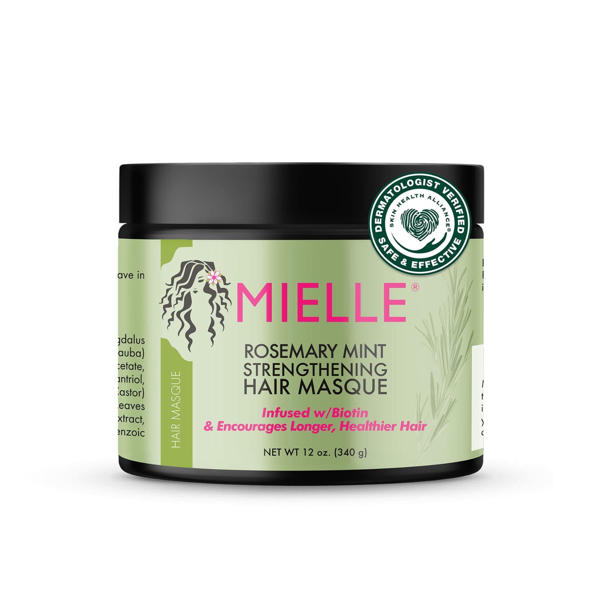ماسک مو ضد ریزش و تقویت کننده رزماری و نعناع میله Mielle Organics Rosemary Mint Strengthening Hair Masque