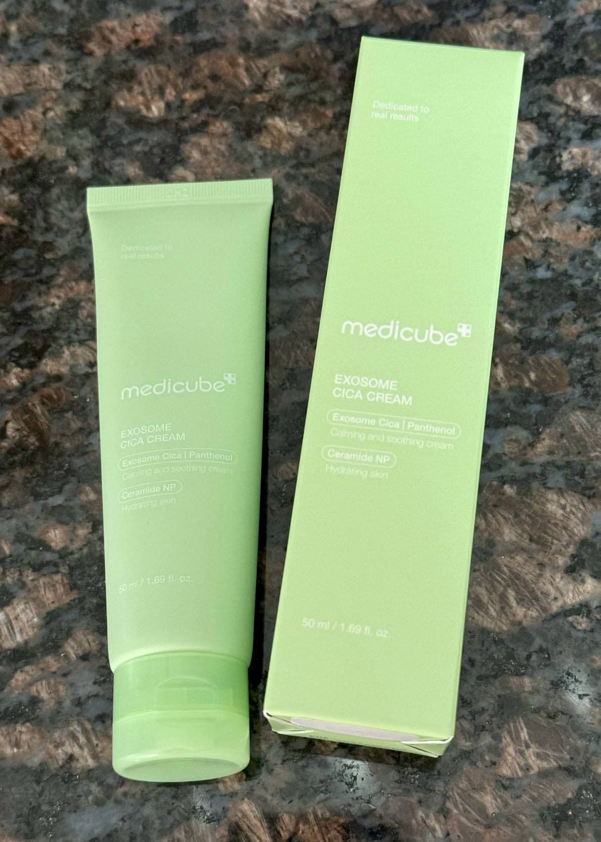 کرم اگزوزوم سیکا مدى كيوب تسکین دهنده و مرطوب کننده Medicube Exosome Cica Cream — تصویر ۹