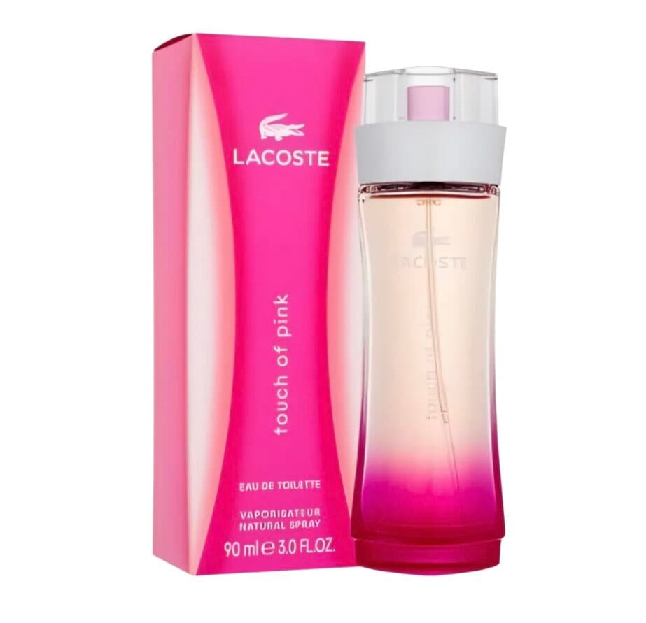 عطر زنانه هانوکس وارداتی از لاگوست صورتی ( تاچ اف پینک ) Lacoste Touch of Pink
