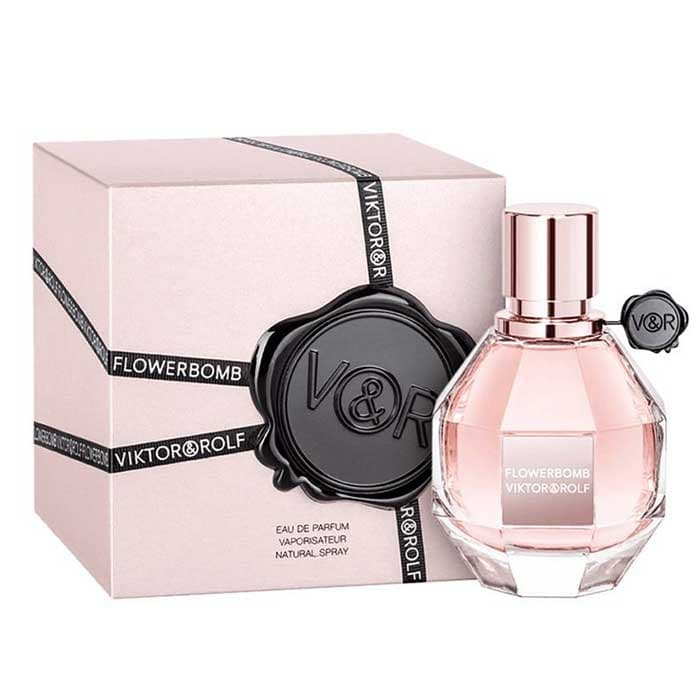 عطر زنانه هانوکس وارداتی از برند فلاور بمب Viktor & Rolf Flowerbomb — تصویر ۲