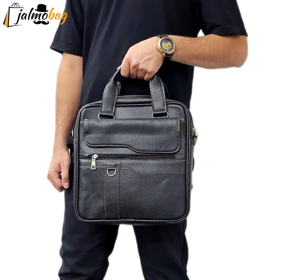 کیف اداری چرمی حلقهدار ایستاده کد ۶۰۲۲