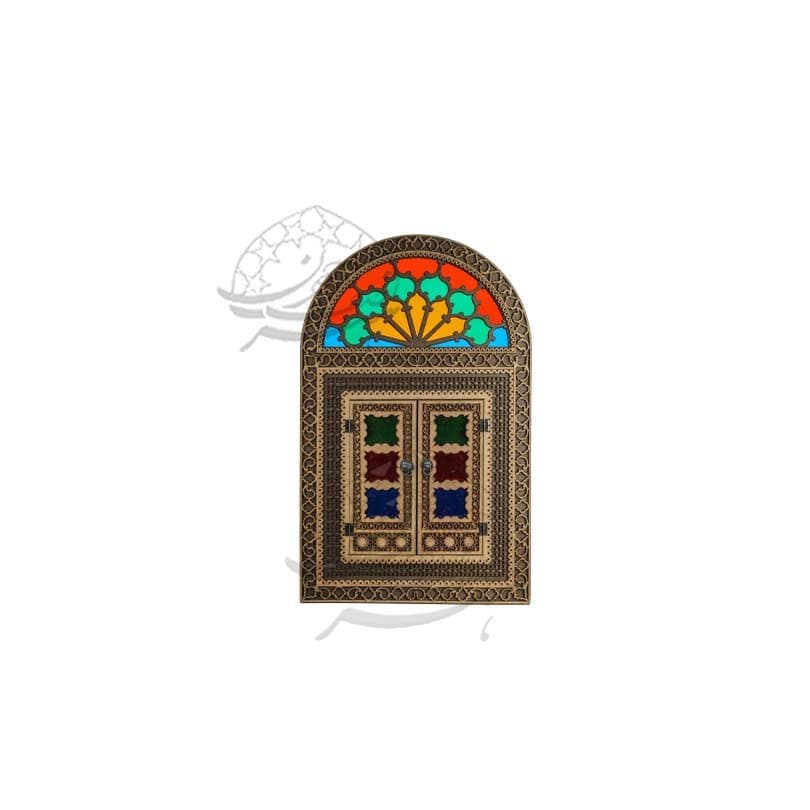 آیینه درب سنتی چوبی