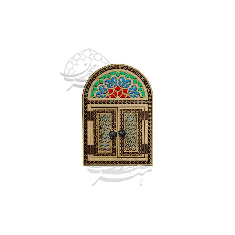 اینه درب سنتی چوبی