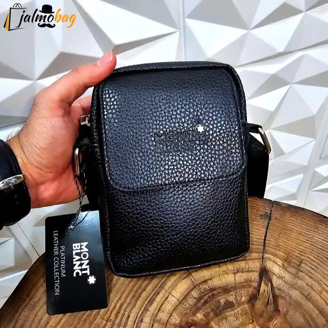 کیف دوشی مونت بلانک سرخونه (کوچک) کد 2036 — تصویر ۸