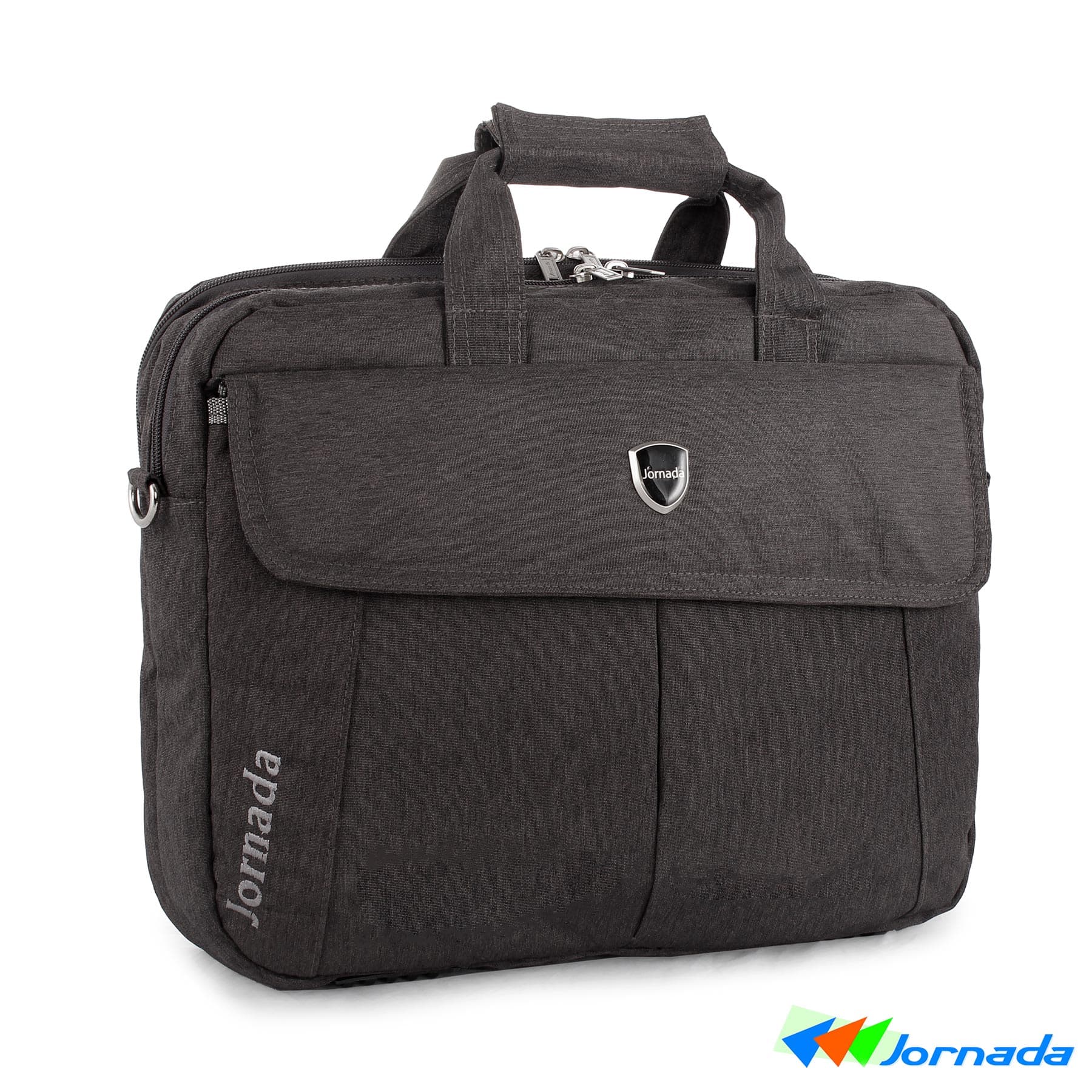 کیف محافظ لپ تاپ جورنادا مدل TINTO Gray 500 — تصویر ۳