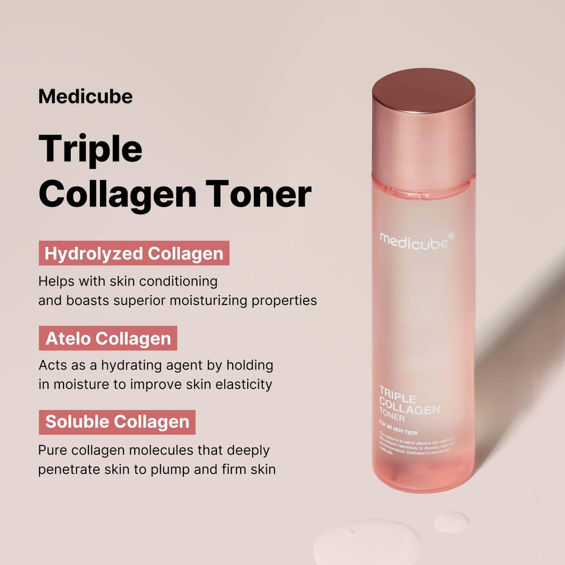 تونر کلاژن مدی کیوب medicube triple collagen toner — تصویر ۶