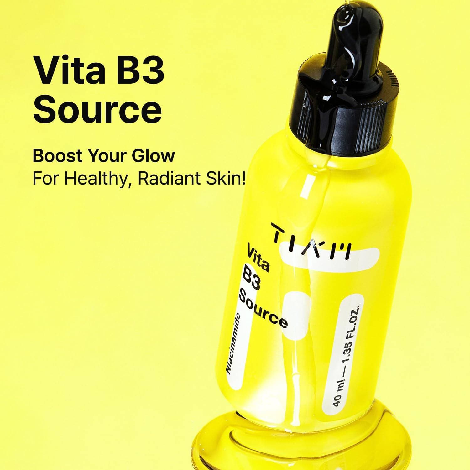 سرم ضدلک و روشن کننده نیاسینامید تیام TIA’M vita B3 source — تصویر ۳