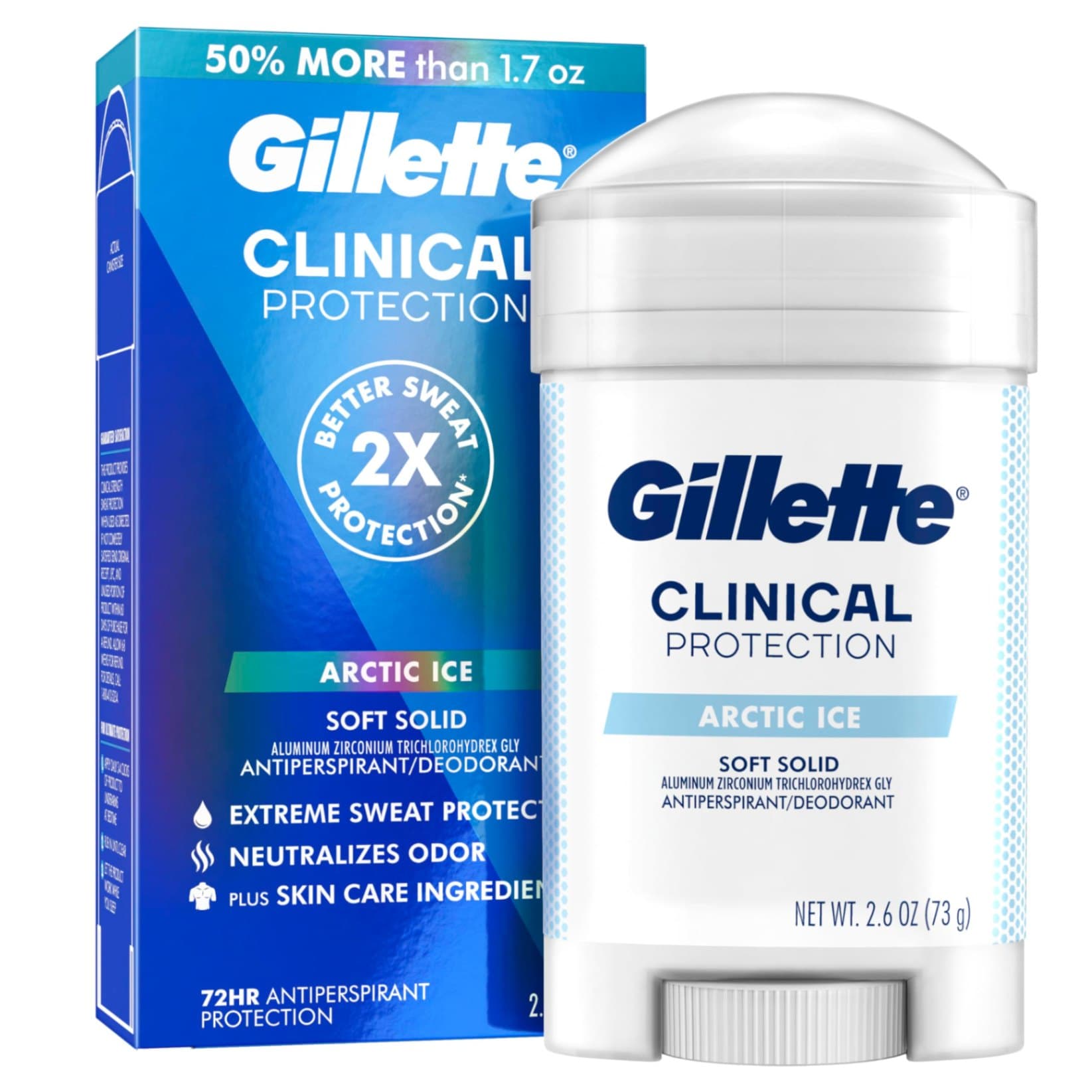 مام دئودورانت ضدتعریق کلینیکال ژیلت مدل Arctic Ice