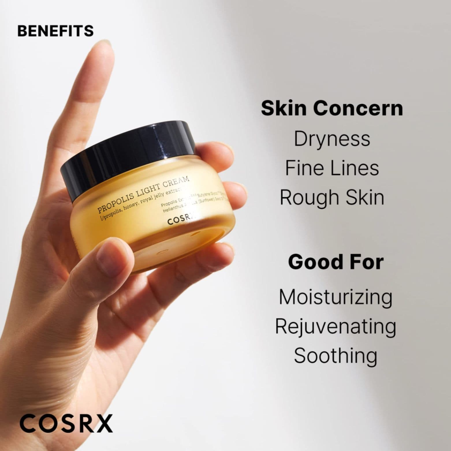 کرم مرطوب‌کننده کننده پروپولیس کوزارکس COSRX Propolis Light Cream 65ml — تصویر ۶