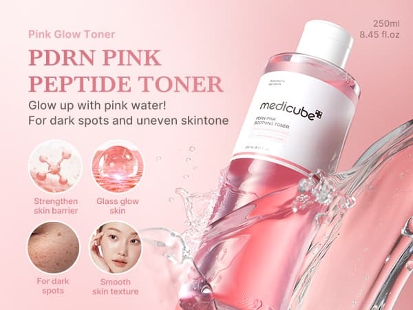 تونر تسكين دهنده و روشن كننده سيكا مدى كيوب MEDICUBE PDRN Pink Cica Soothing Toner — تصویر ۸
