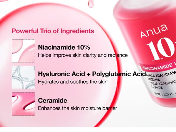 سرم ضدلک و روشن کننده نیاسینامید و ترانگزامیک اسید آنوا anua niacinamide 10 TXA4 serum 30ml — تصویر ۹