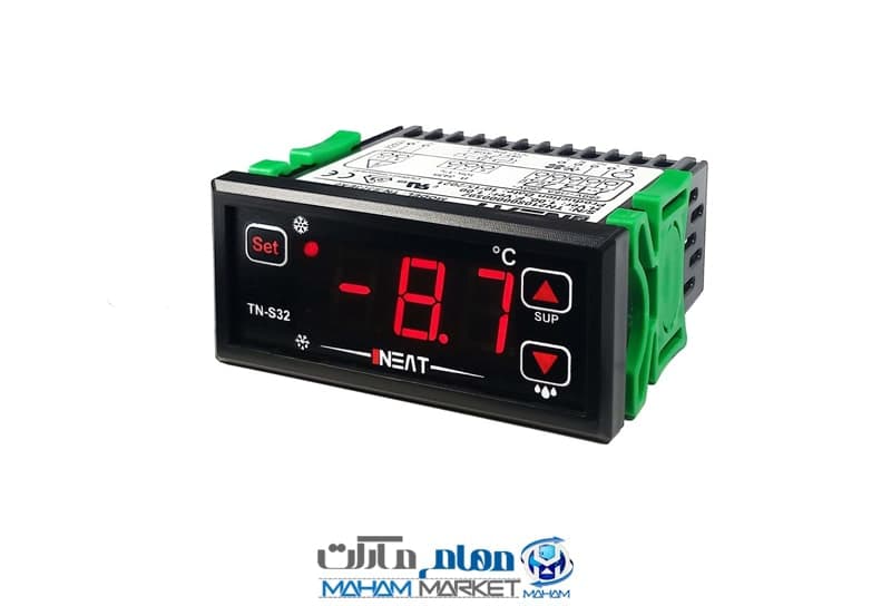 ترموستات دیجیتال ترمونیت 12 تا 24 ولت DC،دو رله 15 آمپر مدل TN-S232CD1-N — تصویر ۴