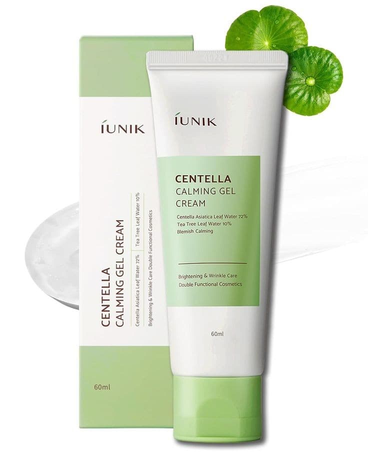 ژل کرم تسکین دهنده و آرام بخش سنتلا آیونیک iunik centella calming gel cream