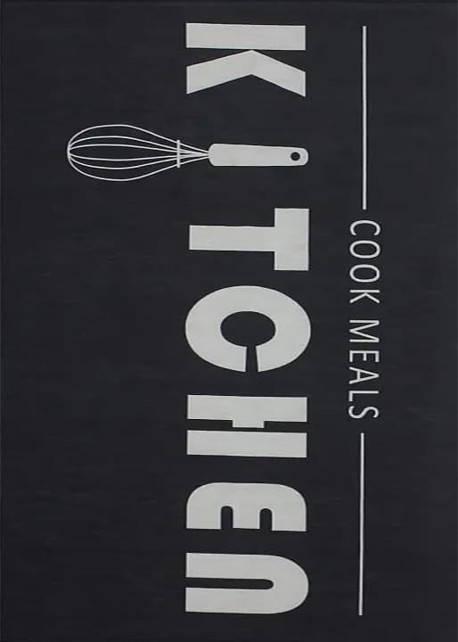 فرش ماشینی آشپزخانه هانوکس طرح کیچن 2 کد AHC-1614-1 — تصویر ۲