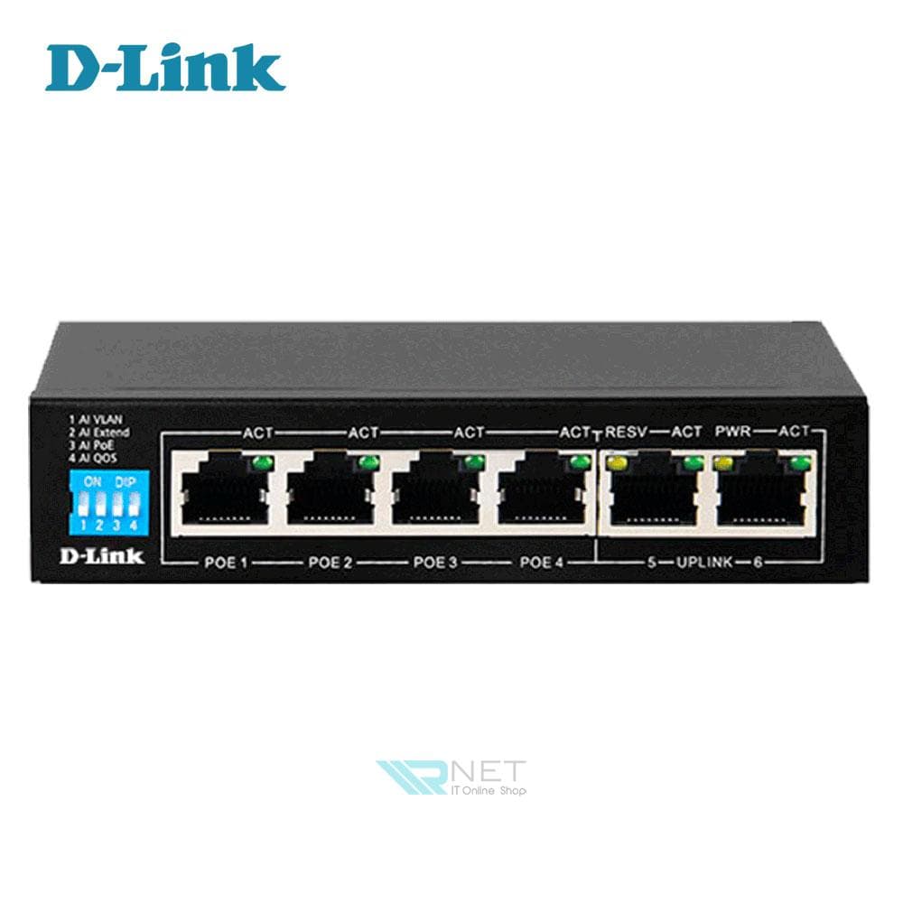 سوئیچ ۴ پورت POE دی لینک مدل DES-F1006P-E — تصویر ۱۲