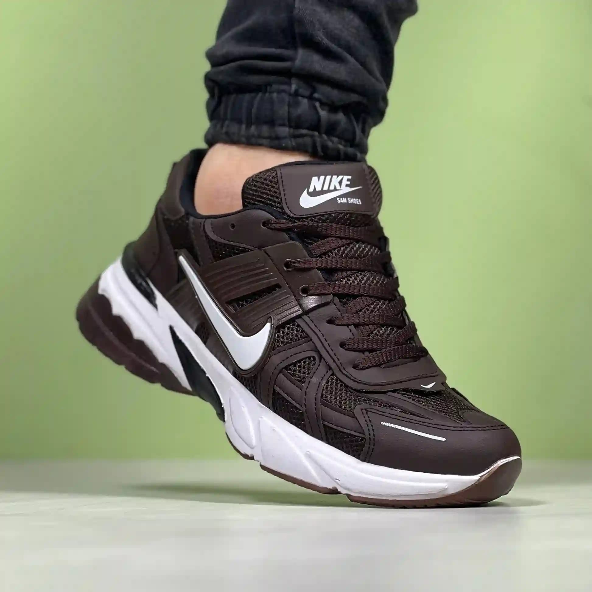 کتونی زنانه نایک v2k رنگ مشکی با کیفیت بالا-nike — تصویر ۱۲