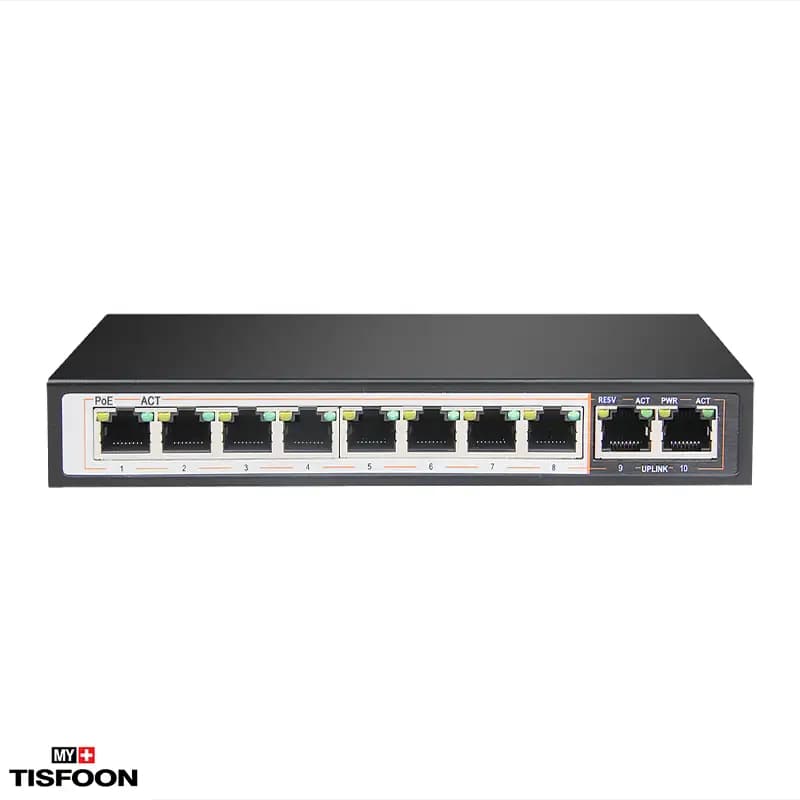 سوئیچ ۸ پورت POE گیگابیتی دی لینک مدل DGS-F1010P-E — تصویر ۵