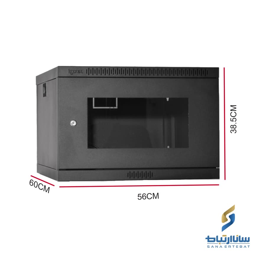 رک دیواری ۷ یونیت عمق ۶۰ الگونت مدل LRE-07-60FS