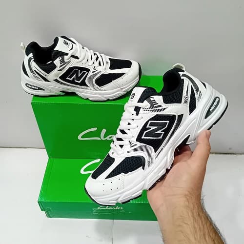 کتونی نیوبالانس 530 مردانه رنگ مشکی سفید-new balance — تصویر ۴