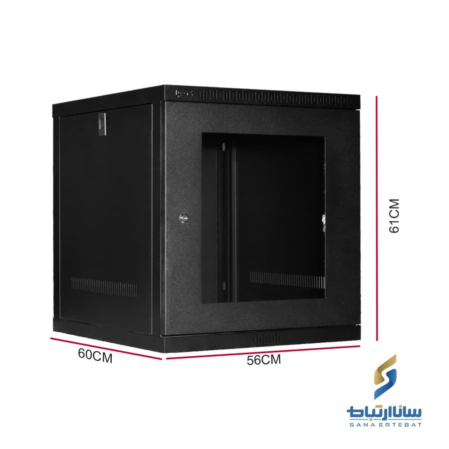 رک دیواری ۱۲ یونیت عمق ۶۰ الگونت مدل LRE-12-60FSD