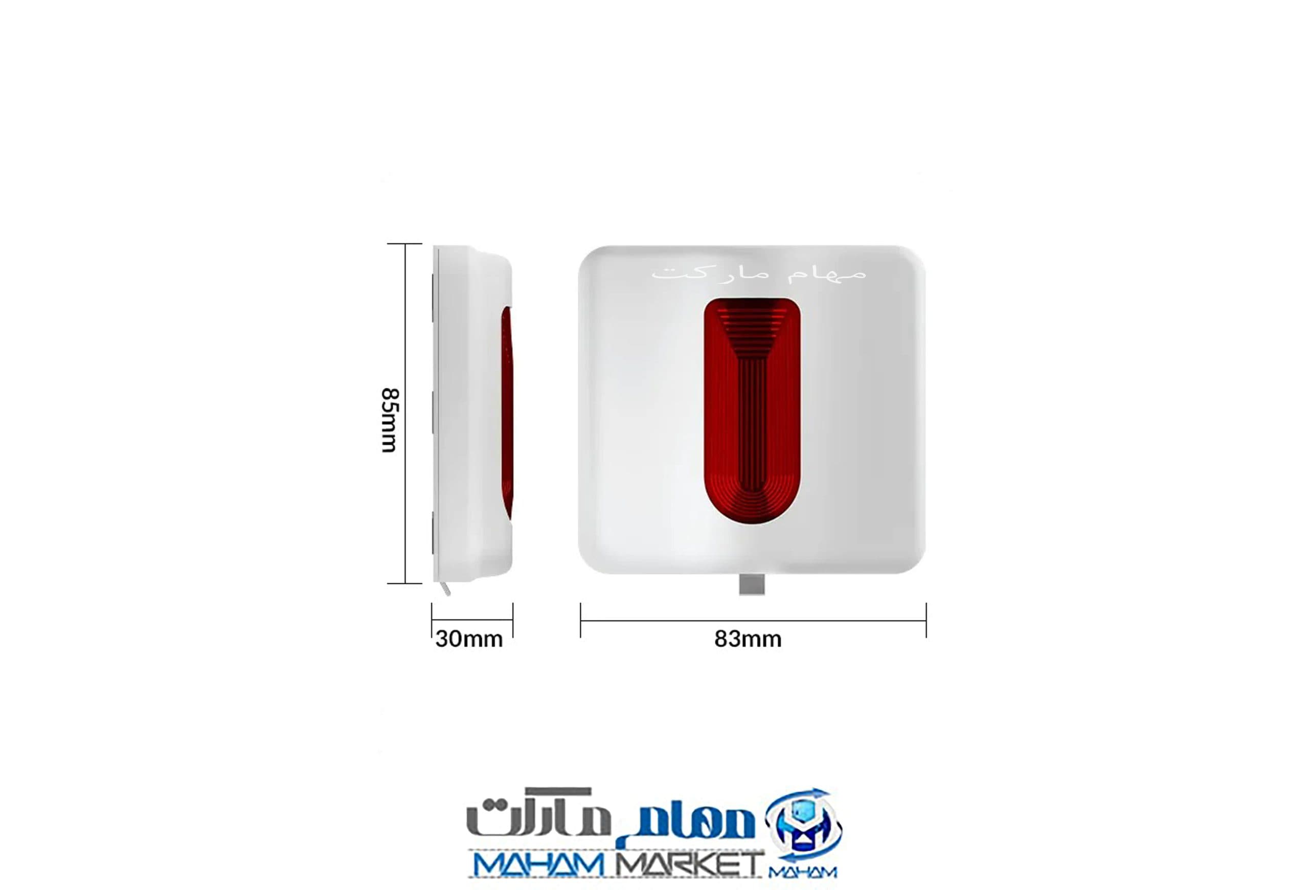 ریموت اندیکاتور اعلام حریق کانوکشنال زیتکس مدل ZI-R80 — تصویر ۴