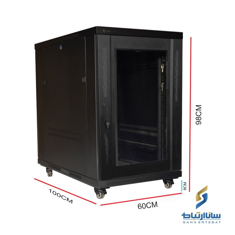 رک ایستاده ۱۸ یونیت عمق ۱۰۰ الگونت سری پیشرفته مدل LRA-18-100FWR — تصویر ۲