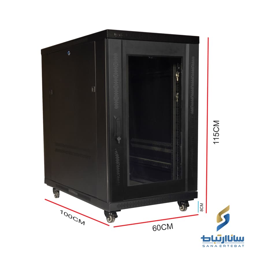 رک ایستاده ۱۸ یونیت عمق ۱۰۰ الگونت سری پیشرفته مدل LRA-18-100FWR — تصویر ۳