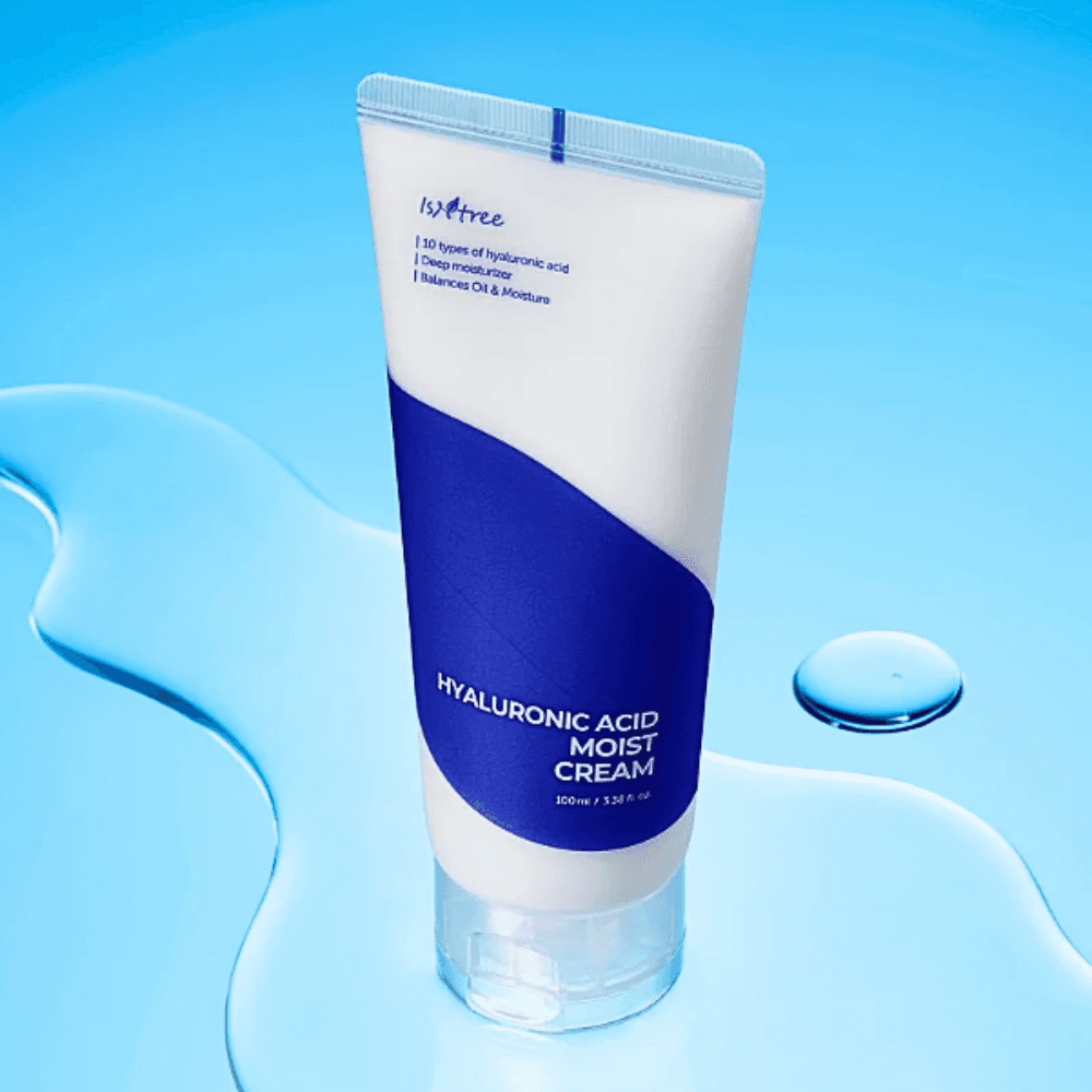 کرم مرطوب کننده و آبرسان ایزنتری Isntree hyaluronic acid moist cream — تصویر ۵
