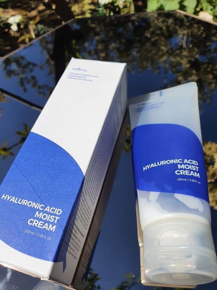 کرم مرطوب کننده و آبرسان ایزنتری Isntree hyaluronic acid moist cream — تصویر ۷