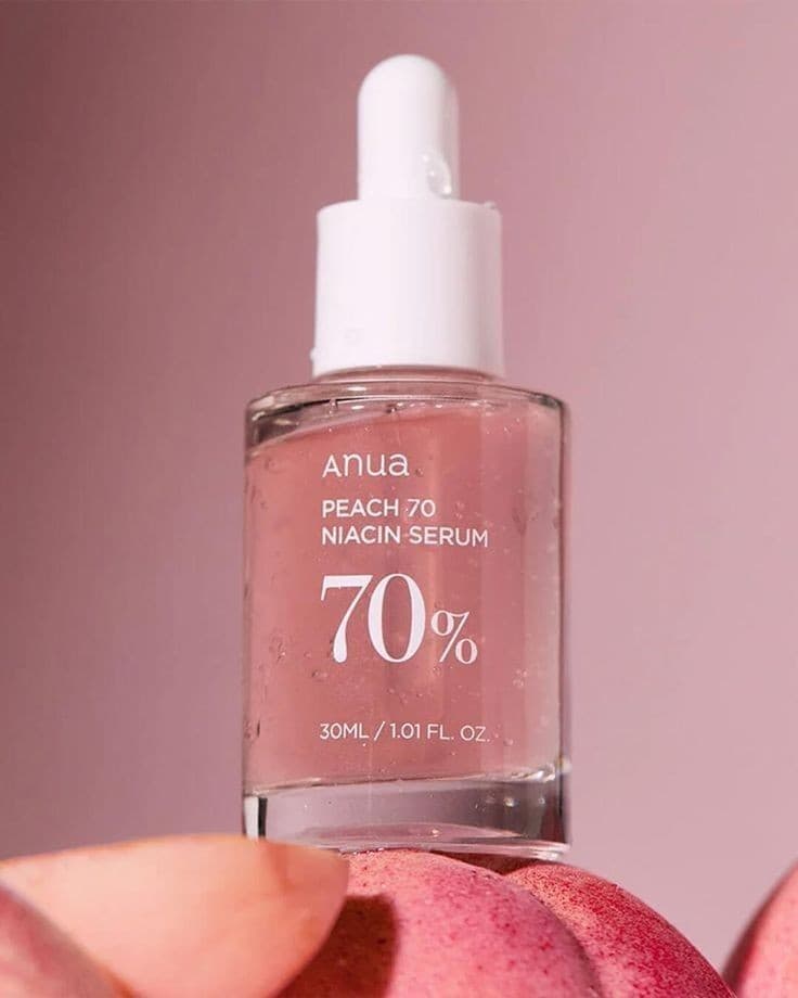 سرم نیاسینامید هلو ۷۰٪ آنوا anua peach 70 niacin serum 70% — تصویر ۳