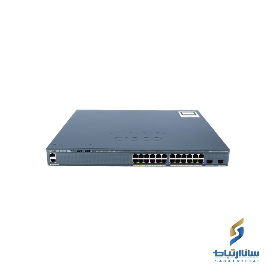 سوییچ مدیریتی ۲۴ پورت سیسکو مدل WS-C2960X-24PD-L — تصویر ۲