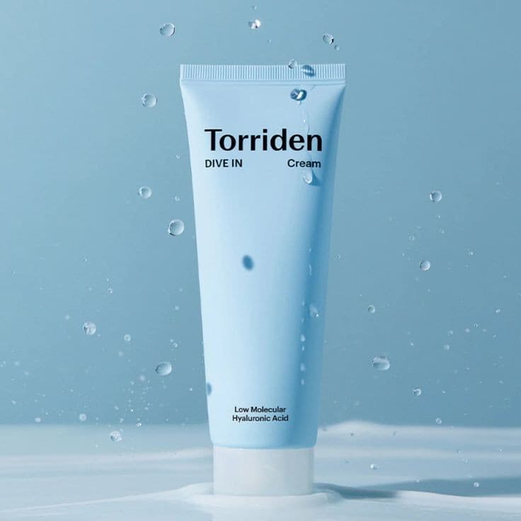 کرم مرطوب کننده هیالورونیک اسید توریدن Torriden dive in cream low molecular hyaluronic acid