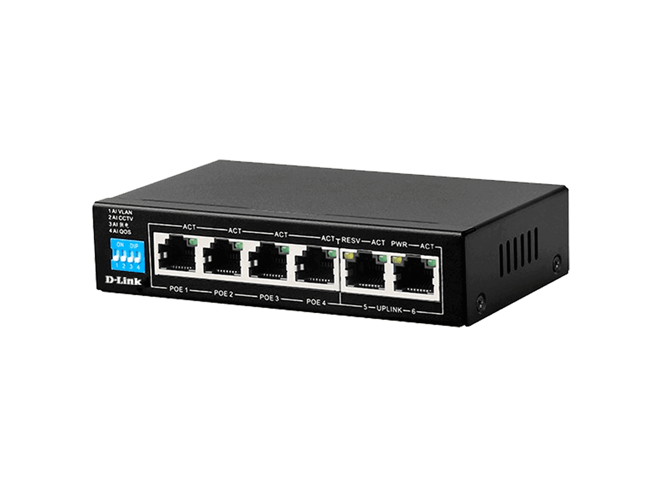 سوئیچ گیگابیتی ۴ پورت POE دی لینک مدل DGS-F1006P-E — تصویر ۴