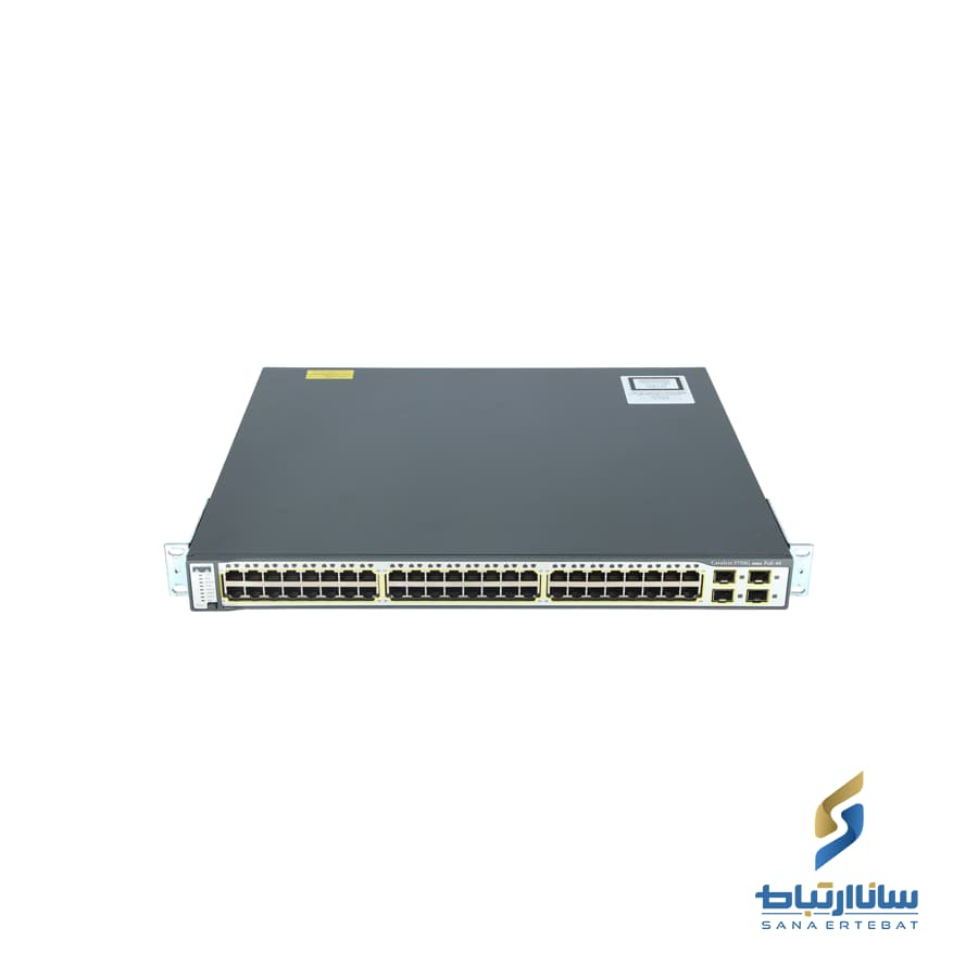 سوییچ مدیریتی ۴۸ پورت POE سیسکو مدل WS-C3750G-48PS-S