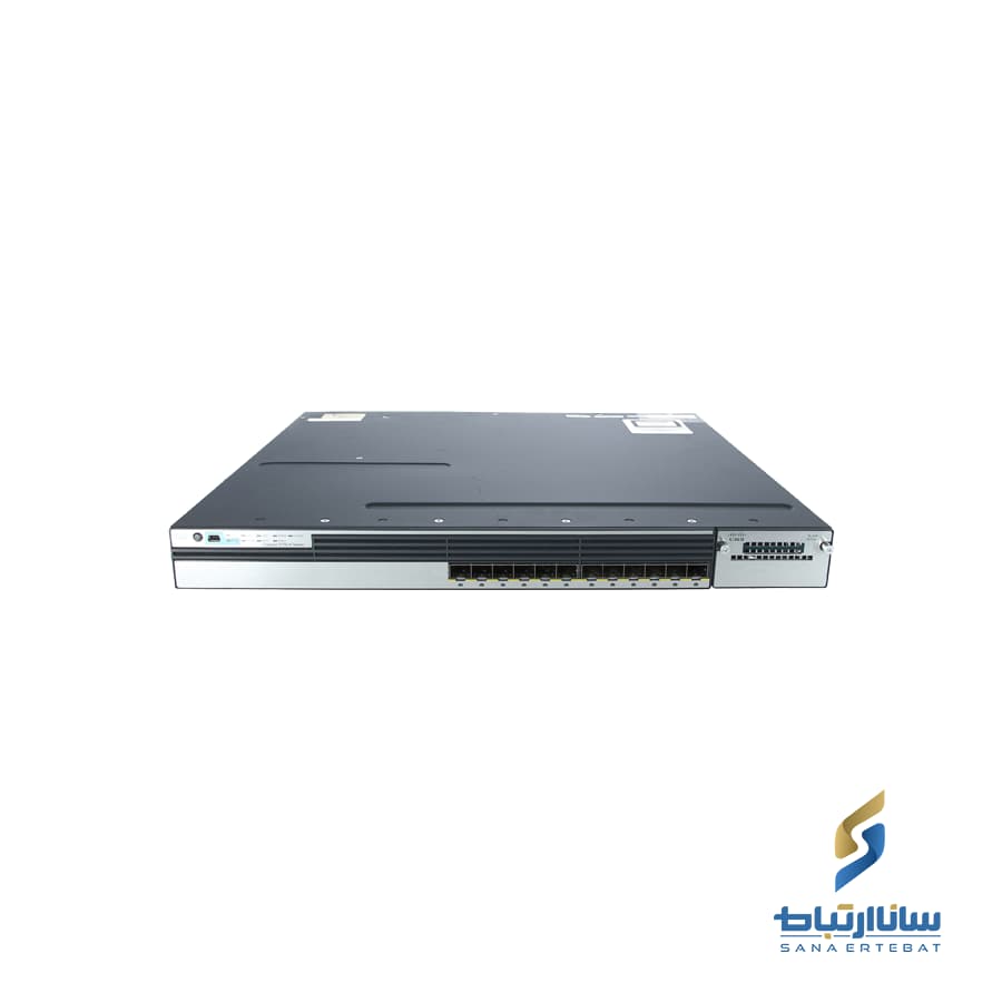 سوییچ مدیریتی ۱۲ پورت SFP سیسکو مدل WS-C3750X-12S-S