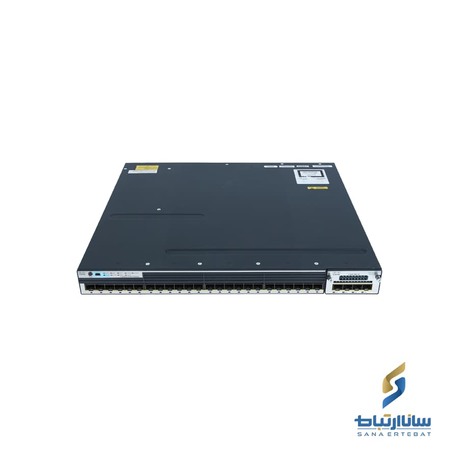 سوییچ مدیریتی ۲۴ پورت SFP سیسکو مدل WS-C3750X-24S-S