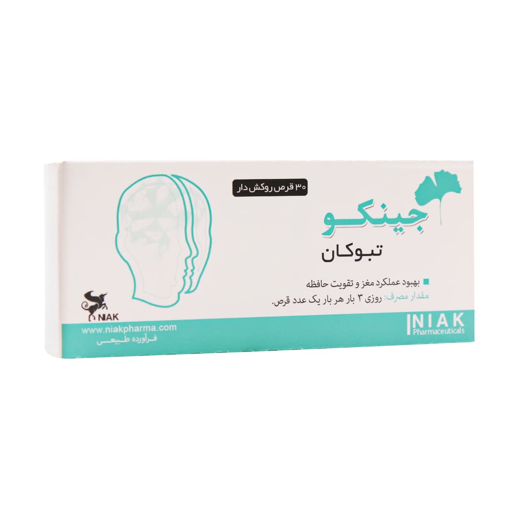 قرص جینکو تبوکان نیاک 30 عدد