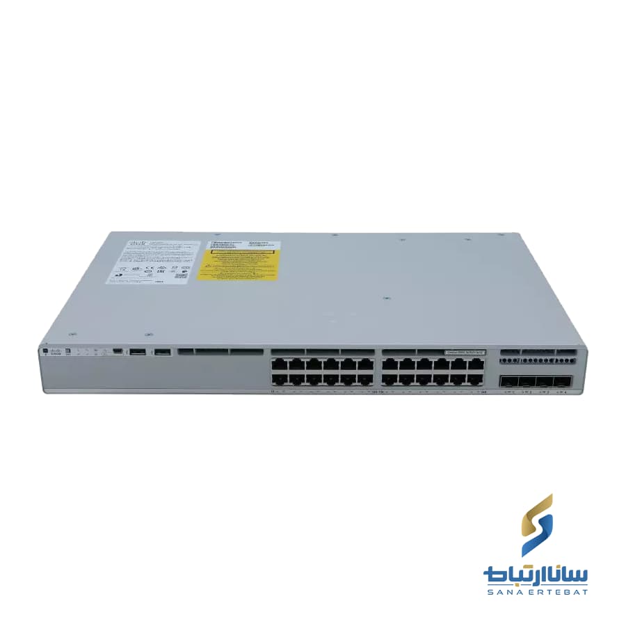 سوییچ مدیریتی ۲۴ پورت POE سیسکو مدل C9200L-24P-4G-E